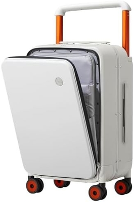 Gepäck mit breitem Handgriff Luxus-Design Rolling Reisetasche PC Hardside mit Aluminiumrahmen Hohlspinnerräder,
