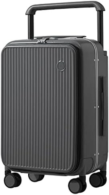 Gepäck mit breitem Handgriff Luxus-Design Rolling Reisetasche PC Hardside mit Aluminiumrahmen Hohlspinnerräder,