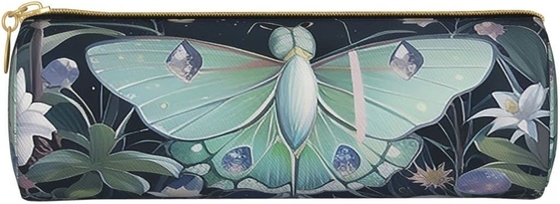 Schmetterling Bleistiftkoffer für Frauen Stiftbeutel Zylinder Kleiner Trageverschluss Einfacher Langlebig Leichtgewicht für Lagertasche