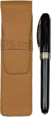 Einziger Stift Gehäuse Hüller Dicke Buffalo Vollkornleder (Buffalo Light Tan)
