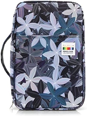 300 Schlitze Farbstiftkasten - Stiftkasten-Organisator mit Handy Wrap &amp; Zipper, Mehrschichthalter für Prismacolor Farbstift