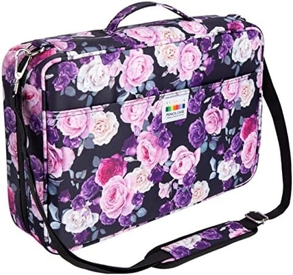 300 Schlitze Farbstiftkasten - Stiftkasten-Organisator mit Handy Wrap &amp; Zipper, Mehrschichthalter für Prismacolor Farbstift