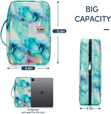 300 Schlitze Farbstiftkasten - Stiftkasten-Organisator mit Handy Wrap &amp; Zipper, Mehrschichthalter für Prismacolor Farbstift