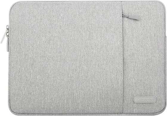 Handtasche für Laptops kompatibel mit MacBook Air 13 M3 A3113 M2 /Pro 13 M2 M1,Polyester Vertikalkoffer mit Tasche, Grau