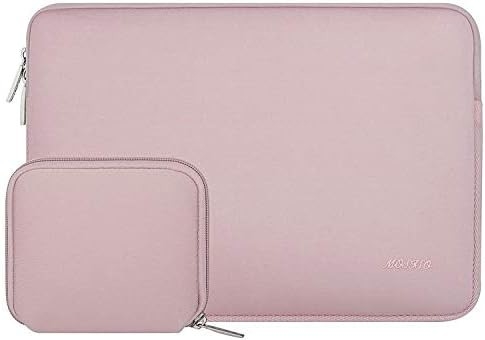 Laptop-Hülle Kompatibel mit MacBook Air/Pro, 13 bis 13,3 Zoll Notebook, Neopren-Tasche mit kleinem Gehäuse, Aprikosen
