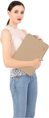 Laptop-Hülle Kompatibel mit MacBook Air/Pro, 13 bis 13,3 Zoll Notebook, Neopren-Tasche mit kleinem Gehäuse, Aprikosen