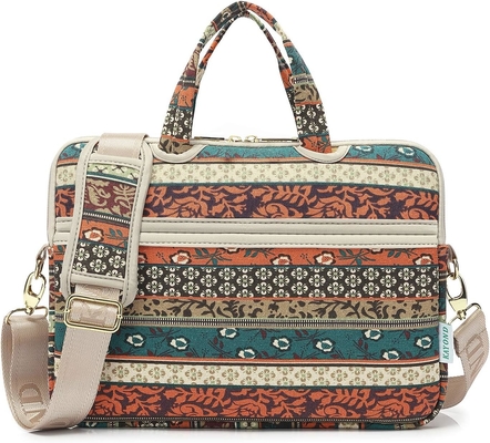 Red Bohemia Patten Wasserdicht Laptop Schulter Messenger Tasche Fall Hülle für 12 Zoll 13,3 Zoll Laptop