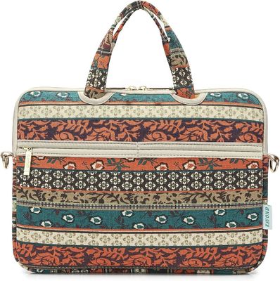 Laptop-Tasche für 12,5 bis 14 Zoll-Laptops mit gepolstertem Innenteppich und mehreren Transportmöglichkeiten
