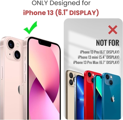 iPhone 13-Gehäuse, Reißverschluss-Brieftasche mit 7 Karten, Leder-Magnet-Flip-Flop-Armband