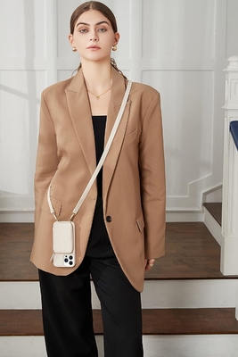 iPhone 12 Pro/iPhone 12 Brieftasche mit Hülle, Reißverschluss, Handgurt, RFID-geschützte Brieftasche -