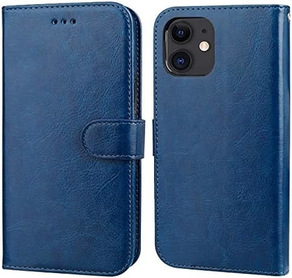 Kompatibel mit iPhone 12/Pro Brieftaschenkoffer mit Kartenhalter PU Lederstand Stoßfest Wristband 6,1 Zoll