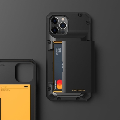 Für iPhone 12 Pro Max mit [4 Karten]Premium solide Kreditkarten Slot Brieftasche für iPhone 12 Pro Max 6,7-Zoll