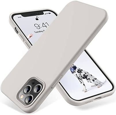 iPhone 12 Pro Max Gehäuse, Schutz militärischer Qualität, Stoßfest Silikon, Fingerabdruck- und Rutschsicherung, Telefongehäuse