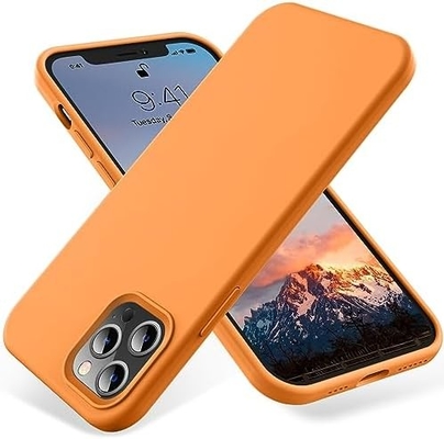 iPhone 12 Pro Max Gehäuse, Schutz militärischer Qualität, Stoßfest Silikon, Fingerabdruck- und Rutschsicherung, Telefongehäuse