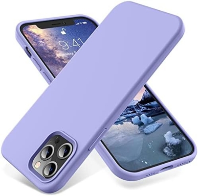 iPhone 12 Pro Max Gehäuse, Schutz militärischer Qualität, Stoßfest Silikon, Fingerabdruck- und Rutschsicherung, Telefongehäuse
