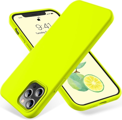 iPhone 12 Pro Max Gehäuse, Schutz militärischer Qualität, Stoßfest Silikon, Fingerabdruck- und Rutschsicherung, Telefongehäuse