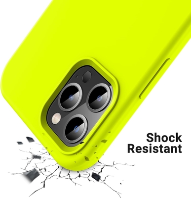 iPhone 12 Pro Max Gehäuse, Schutz militärischer Qualität, Stoßfest Silikon, Fingerabdruck- und Rutschsicherung, Telefongehäuse