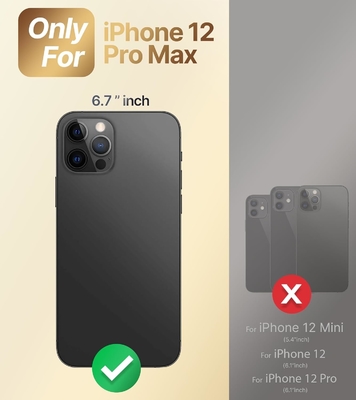 iPhone 12 Pro Max Gehäuse mit Ständer, Telefongehäuse mit Doppelring Kickstand, Frauen Mädchen Bling Luxus Schutzgehäuse hören