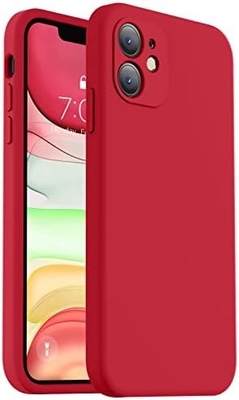 Kompatibel mit iPhone 11 Gehäuse, verbessertes flüssiges Silikon mit quadratischen Kanten