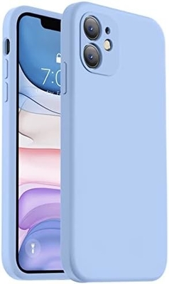 Kompatibel mit iPhone 11 Gehäuse, verbessertes flüssiges Silikon mit quadratischen Kanten
