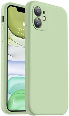 Kompatibel mit iPhone 11 Gehäuse, verbessertes flüssiges Silikon mit quadratischen Kanten