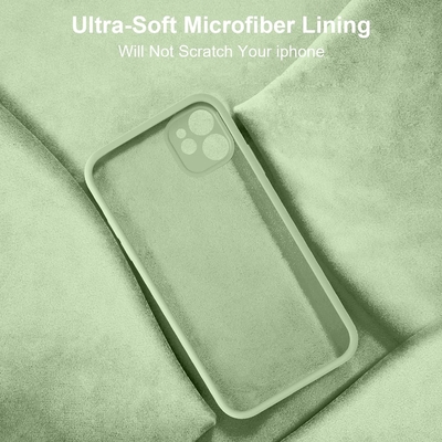 Kompatibel mit iPhone 11 Gehäuse, verbessertes flüssiges Silikon mit quadratischen Kanten
