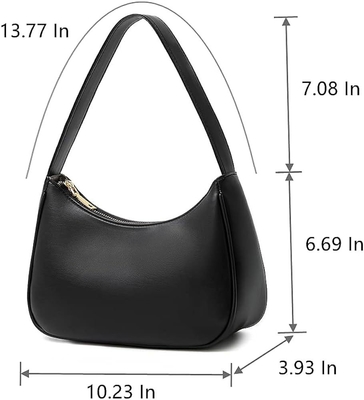Schultertaschen für Frauen, niedliche Hobo Tote Handtasche Mini-Clutch Tasche mit Reißverschluss