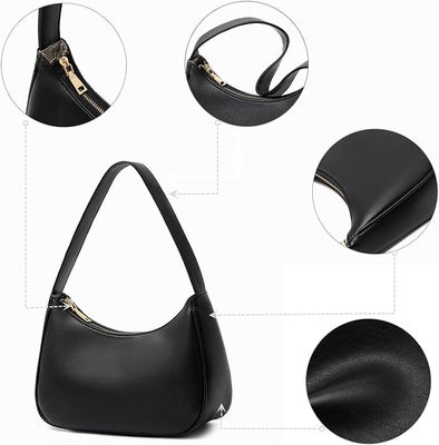 Schultertaschen für Frauen, niedliche Hobo Tote Handtasche Mini-Clutch Tasche mit Reißverschluss