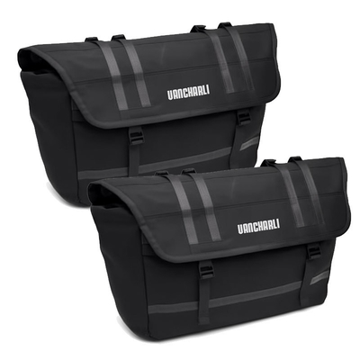 Custom Bike Bags Double Pannier Schultertaschen mit großer Kapazität und einem verstellbaren Schultergurt
