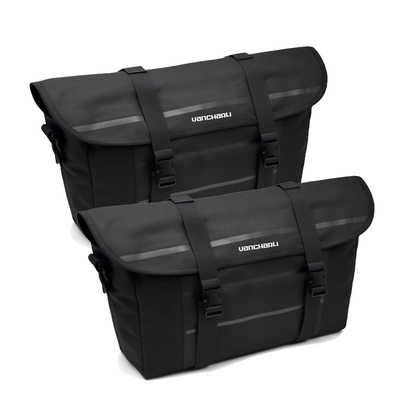 Custom Bike Bags Double Pannier Schultertaschen mit großer Kapazität und einem verstellbaren Schultergurt