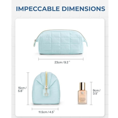 Puffy Cosmetic Pouch Kosmetische Tasche aus Puffy Material, das so weich wie langlebig ist