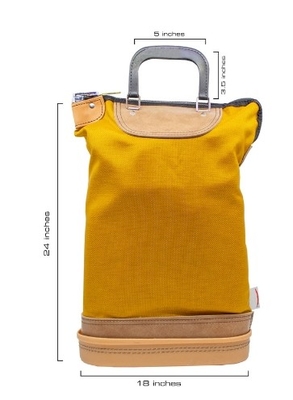 Schließung von Posttaschen mit Griff mit der Tuff-Leder-Ausstattung, hart geformtem Boden, langlebigen Schlangengriffen und eingebauten Schloss ist es sicherlich ein geschätztes Produkt in jedem Büro, Postraum oder Lagerhaus