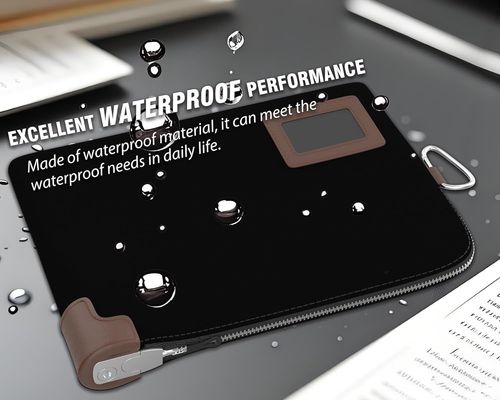 Bargeldbeutel, Notarbeutel mit Schloss, 2 Schlüssel, wasserdichte Papiertasche, Geldbeutel mit Reißverschluss, 11,7 x 8,3 Zoll, Einzahlungsbeutel und Reiseportemonnaie Passport, Bargeld, Schecks, Kreditkarten schützen