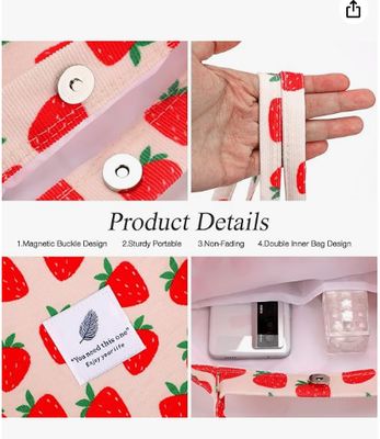 Tragetasche Damen Mädchen, Große Kapazität Cord wiederverwendbare Einkaufsschultertasche mit Innen