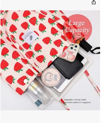 Tragetasche Damen Mädchen, Große Kapazität Cord wiederverwendbare Einkaufsschultertasche mit Innen