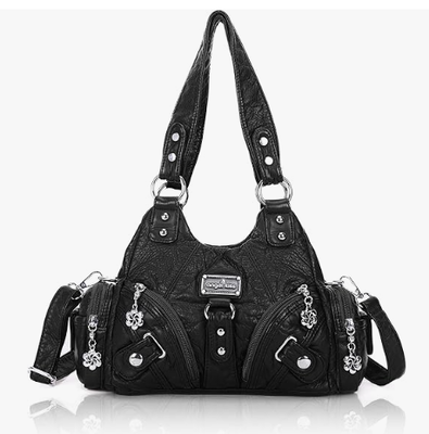 Geldbörsen für Damen, kleine Hobo-Umhängetaschen, Vagen-Tragetasche aus Leder mit mehreren Taschen und Reißverschluss