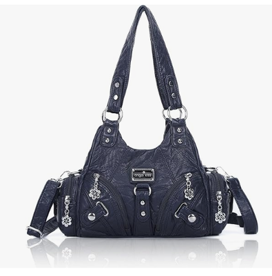 Geldbörsen für Damen, kleine Hobo-Umhängetaschen, Vagen-Tragetasche aus Leder mit mehreren Taschen und Reißverschluss