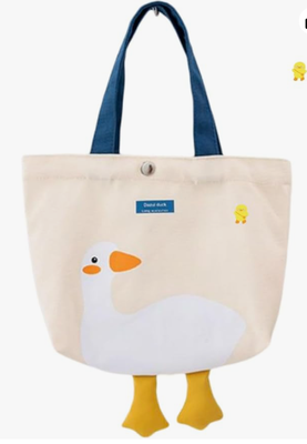 Cute Canvas Tote Bag - Graphic Tote Bag for Lunch & Grocery