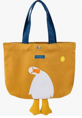 Cute Canvas Tote Bag - Graphic Tote Bag for Lunch & Grocery