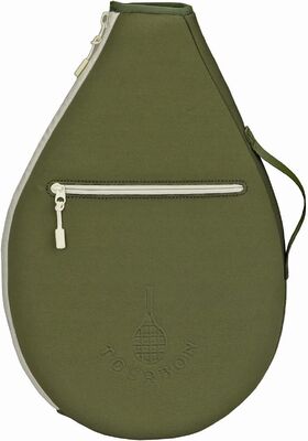 Neopren gepolsterter Tennis-Raketen-Taschen-Schutz mit Tasche. Soft-Sleeve-Design, 2 Abteilungen, passt zum Tennis, Squash, Badminton-Raketen, Einzel-Schulter- oder Crossbody-Tragen