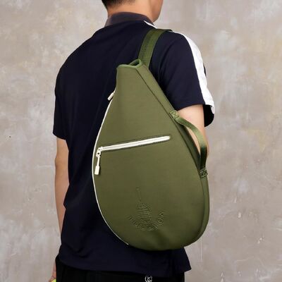 Neopren gepolsterter Tennis-Raketen-Taschen-Schutz mit Tasche. Soft-Sleeve-Design, 2 Abteilungen, passt zum Tennis, Squash, Badminton-Raketen, Einzel-Schulter- oder Crossbody-Tragen