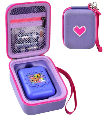 Passend für Bitzee Interactive Digital Pet. Batterie Tasche und abnehmbares Handgurt, Verhinderung von Tropfen und Kratzern, Reise- und Geschenklager, nur Box