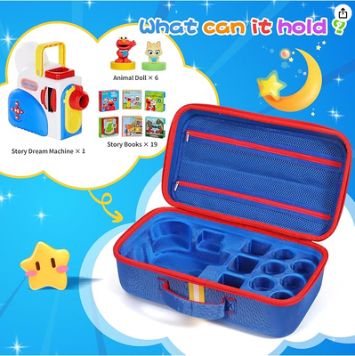 Hartschalenkoffer passend für Little Tikes Story Dream Machine Bücher Starter Set, Großer schützender Reisebehälter für Gute-Nacht-Geschichten Audio-Spiel Real for Littles Charakterkollektion, (Nur Box)