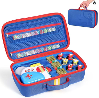 Hartschalenkoffer passend für Little Tikes Story Dream Machine Bücher Starter Set, Großer schützender Reisebehälter für Gute-Nacht-Geschichten Audio-Spiel Real for Littles Charakterkollektion, (Nur Box)