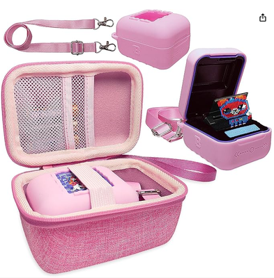 Silikonschutz und Hardcase Interaktives digitales Haustier. Zubehör für Bitzee Original virtuelle elektronische Haustiere Schutzhüllen mit Lanyard.