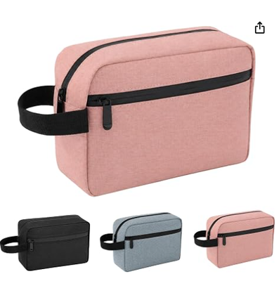 Reise-Kulturbeutel für Damen und Herren, Hängende Kosmetiktasche, Organizer, Pink | Wasserdichter Kulturbeutel für Toilettenartikel, Zubehör, Rasierzeug & Kosmetik-Hängeorganizer, für Reisen, Badezimmer, Geschenk