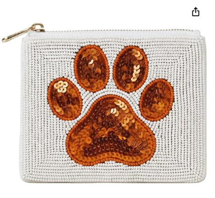 Beaded Coin Purse Change Zipper Pouch Wallet Softball ♪ Handgefertigte Perlenarbeit, Kompaktorganisierer, Bargeldhalter, Kartenlager, Make-up-Tasche, Geschenkzubehör, Alltagsgegenstand