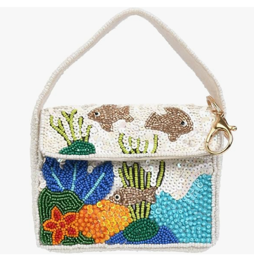 Baguette-Tasche, Mini-Schultertasche, leichtgewichtige Handtasche mit Muster