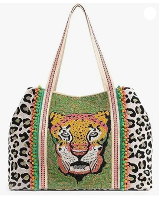Amalfi Perlen-Tragetasche für Damen || Küsten-Strandtasche || Handbestickte Sommerhandtasche
