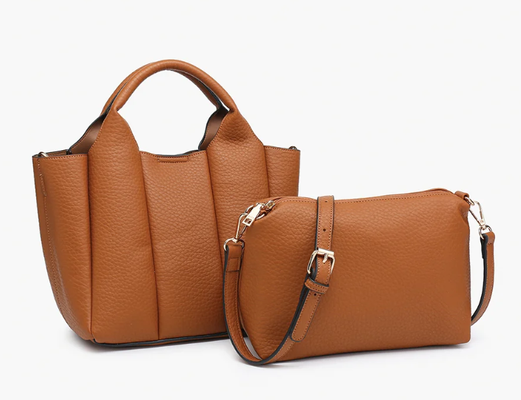 Funktionale Rucksacktasche aus veganem Leder mit sicherem Reißverschluss oben, Innentasche mit Reißverschluss, zwei Steckfächern und langem, verstellbarem Riemen für den Alltag